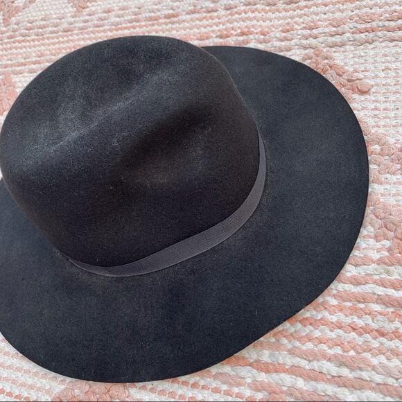Black Brixton 100% Wool Hat M 7.25 (58 cm) - Picture 6 of 10